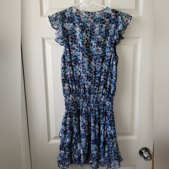 Ramy Brook Simone Floral Print Silk Mini Dress SP - Picture 4 of 6